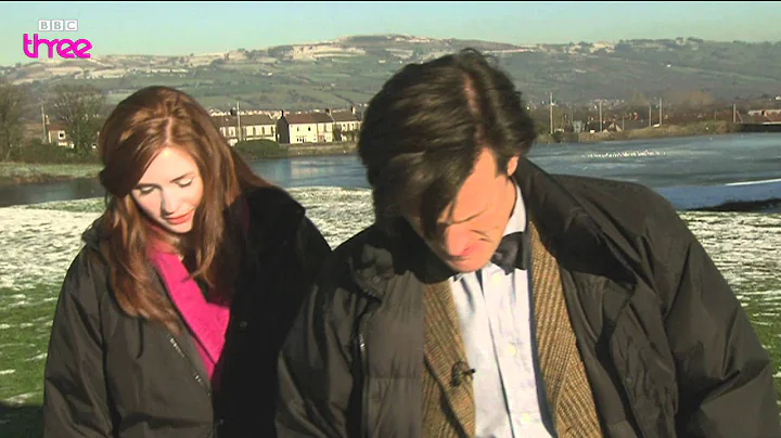 Matt Smith and Karen Gillan on a ghost hunt - Doct...