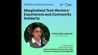 Breaking the Silence: Marginalized Tech Workers’ Experiences and Community Solidarity