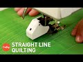 Easiest Method for Straight Line Quilting | Machine Quilting Tutorial with Jacquie Gering