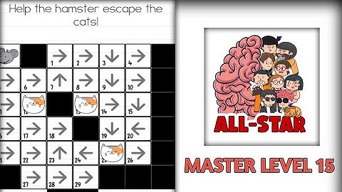 Brain Test All Star Master Level 15 Walkthrough Solutions