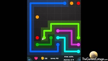 Flow Game Level - 398 [8x8] Mania Connect the Dots