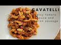 How to make ricotta cavatelli,  tomato sauce and Italian sausage - Play with your food - Ep1