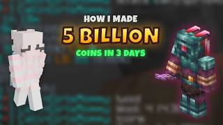 5 Billion Coins In 3 Days (Hypixel Skyblock)