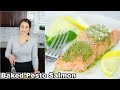 Baked Pesto Salmon