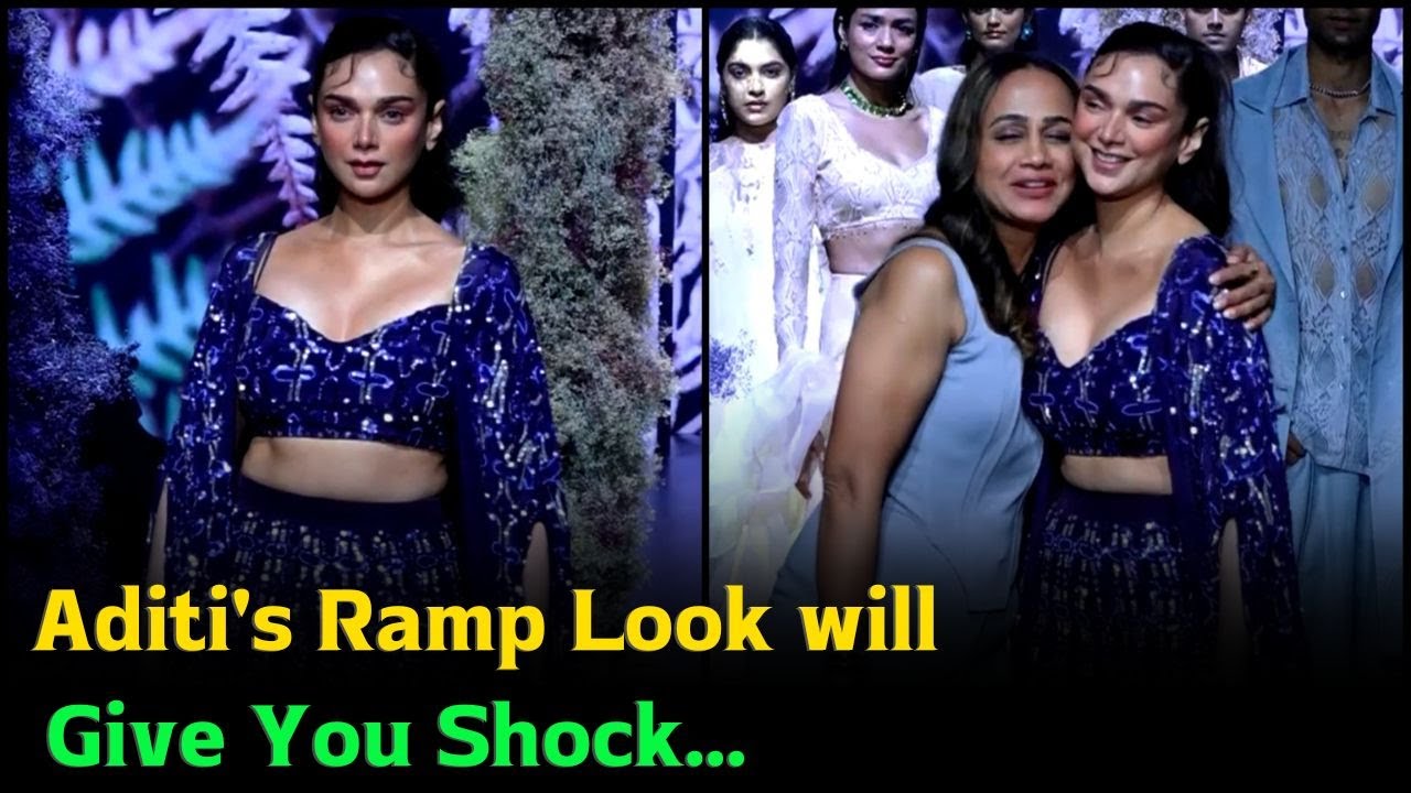 Aditi's Ramp Look will Give You Shock - YouTube
