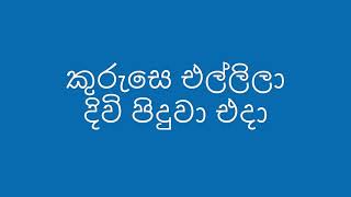 Video thumbnail of "කුරුසෙ එල්ලිලා දිවි පිදුවා එදා Kurusu Ellila Divi piduwa Eda"