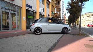 Startup and acceleration of a Fiat 500C Abarth EsseEsse