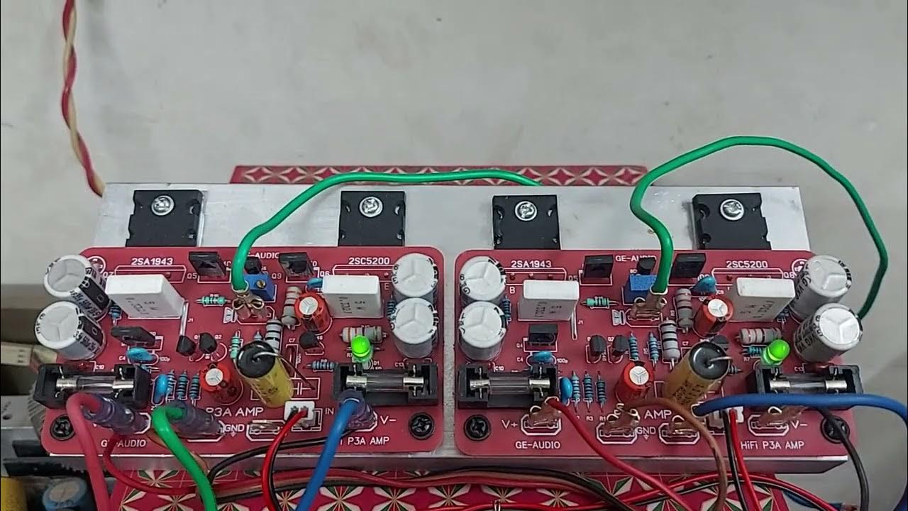 Hi Fi Amplifier P3A With Apex Tb1 and Tb3 , Complete Build And Pcbs