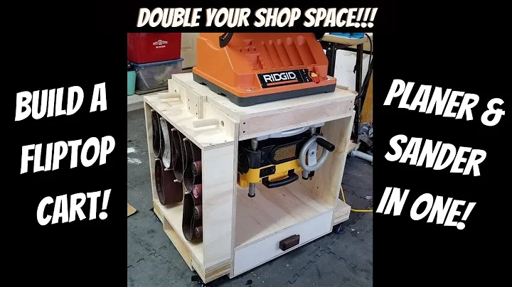 Ultimate Planer and Sander Cart: The Perfect Workshop Upgrade