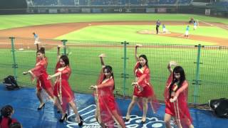 20150418 統一7-11獅 vs Lamigo桃猿 Lamigirls 五局勁歌熱舞 武則天 全球首發