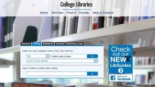 CCCC Library Catalog Tutorial (2015)