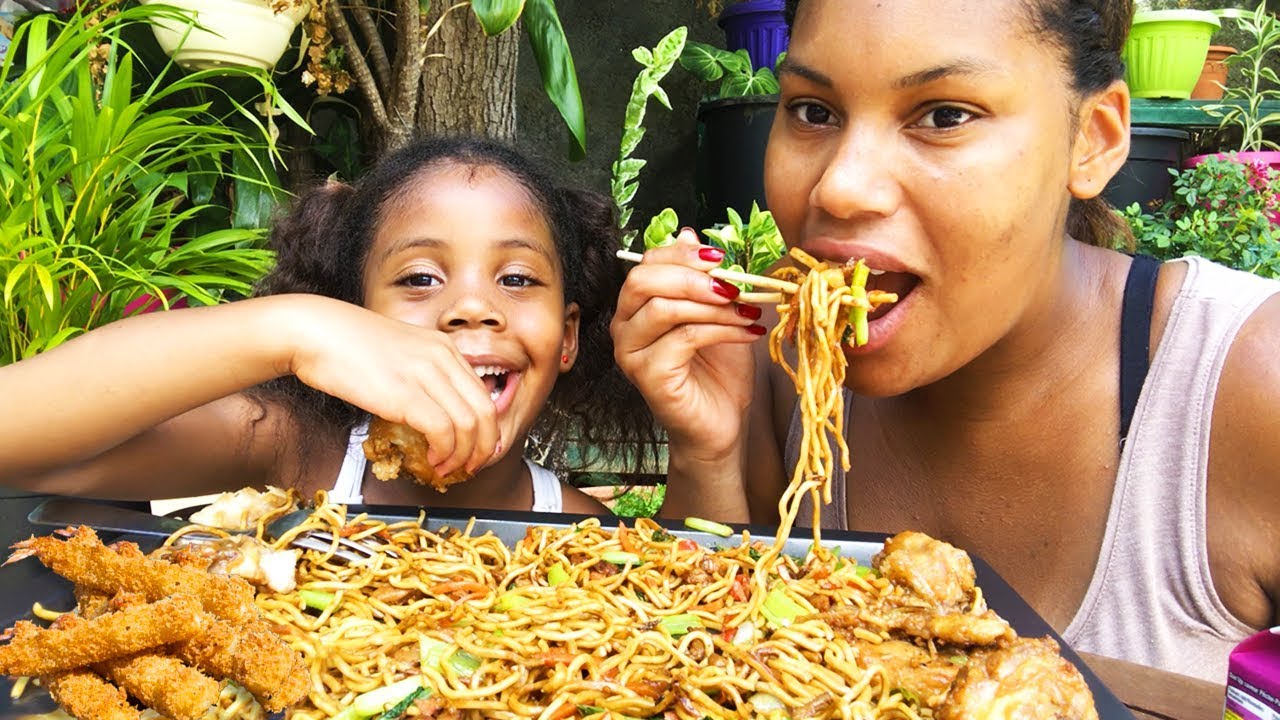 CHINESE FRIED NOODLES MUKBANG + SHOUTOUTS┃giveaway ou pas.. a vous de voir !