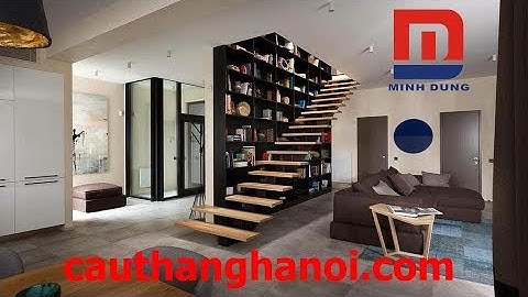 Cầu thang xương cá thép hộp lan can kính kiểu Châu Âu giá tốt nhất thị trường
