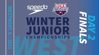 Day 2 West Finals | 2023 Speedo Winter Junior Championships