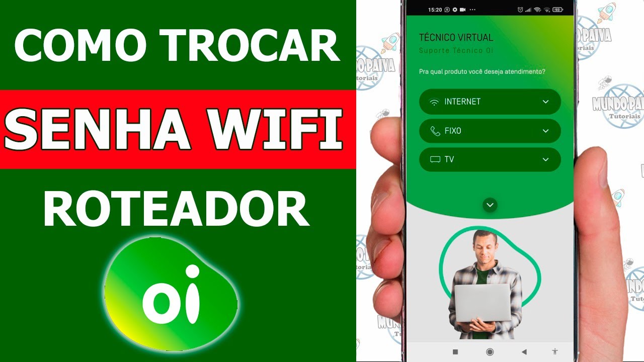 Trocar SENHA WIFI no Modem da OI | Passo a Passo! - YouTube