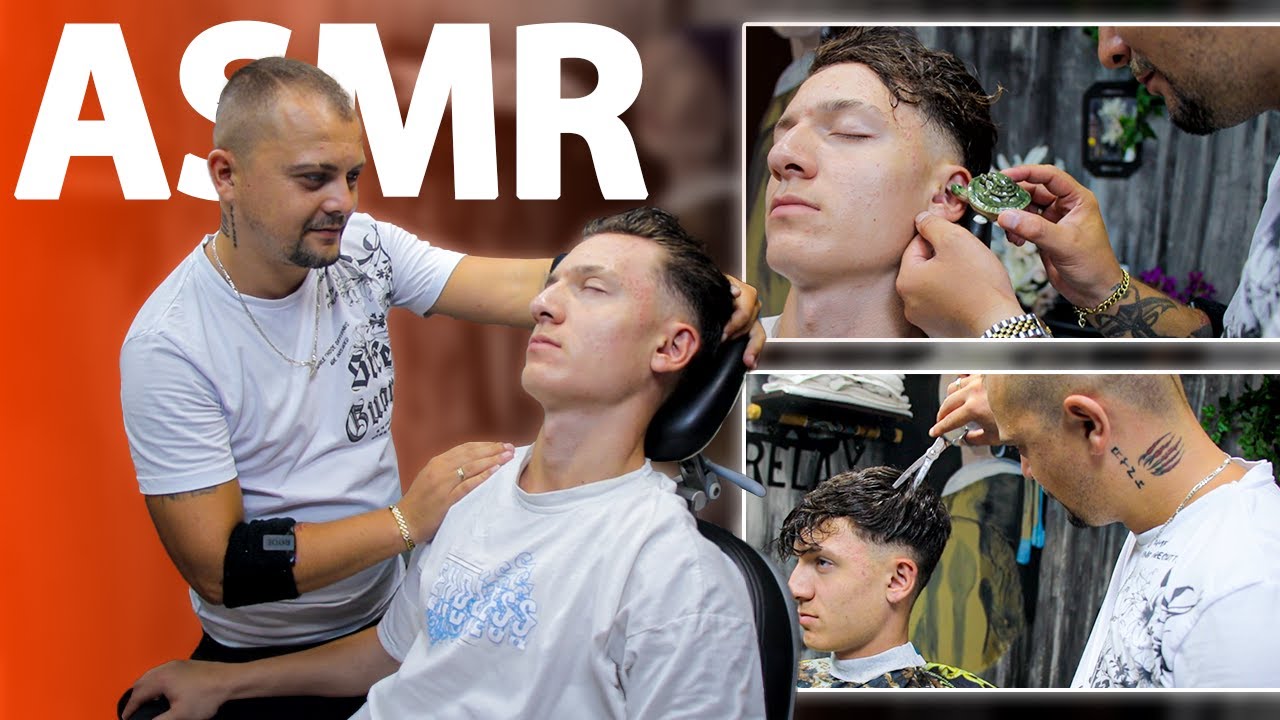 ASMR Sleep Relief With Haircut and ASMR Head Massage - YouTube