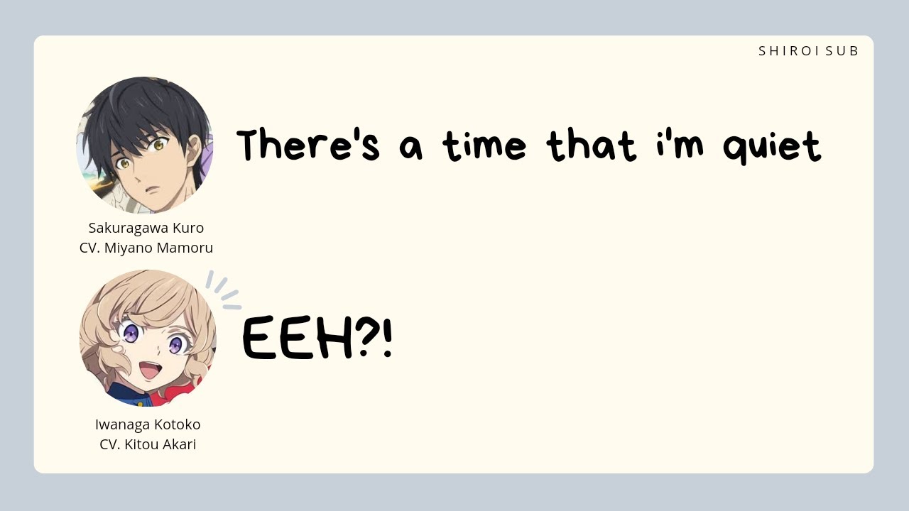 How Miyano Mamoru and Kitou Akari look at each other - Kyoukou Suiri Radio