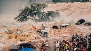 Terrifying Flood and Hurricane: Cars Swept Away in Oujda, Morocco screenshot 1