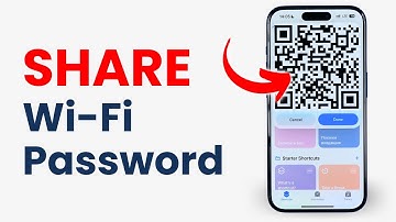 How to Share Wi-Fi Password From iPhone to Android By QR Code