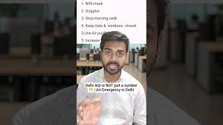 Delhi AQI is NOT just a number 😷 | Air Emergency in Delhi