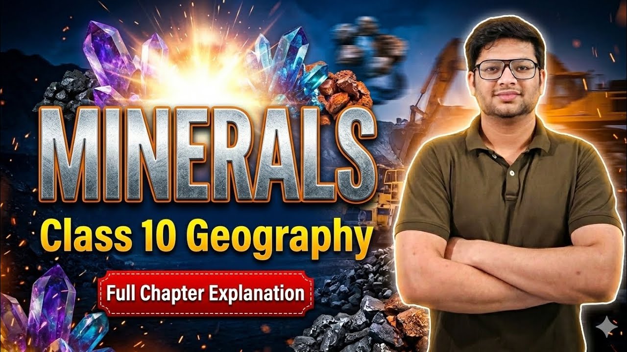 Minerals in 1 Video 💥 | Class 10 Geography Full Concept
