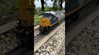 Csx passes defect detector #csx #railwaycontent #locomotive #lionel #trains #unionpacific