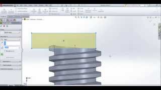 How to create acme threads on solidworks