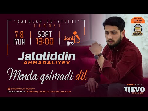 Jaloliddin Ahmadaliyev - Menda qolmadi dil nomli konsert dasturi 2022-yil