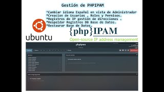 Administración de  Aplicación  PHPIPAM