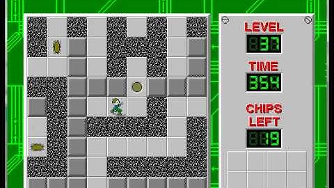 CCLP1 level 37 solution - 331 seconds