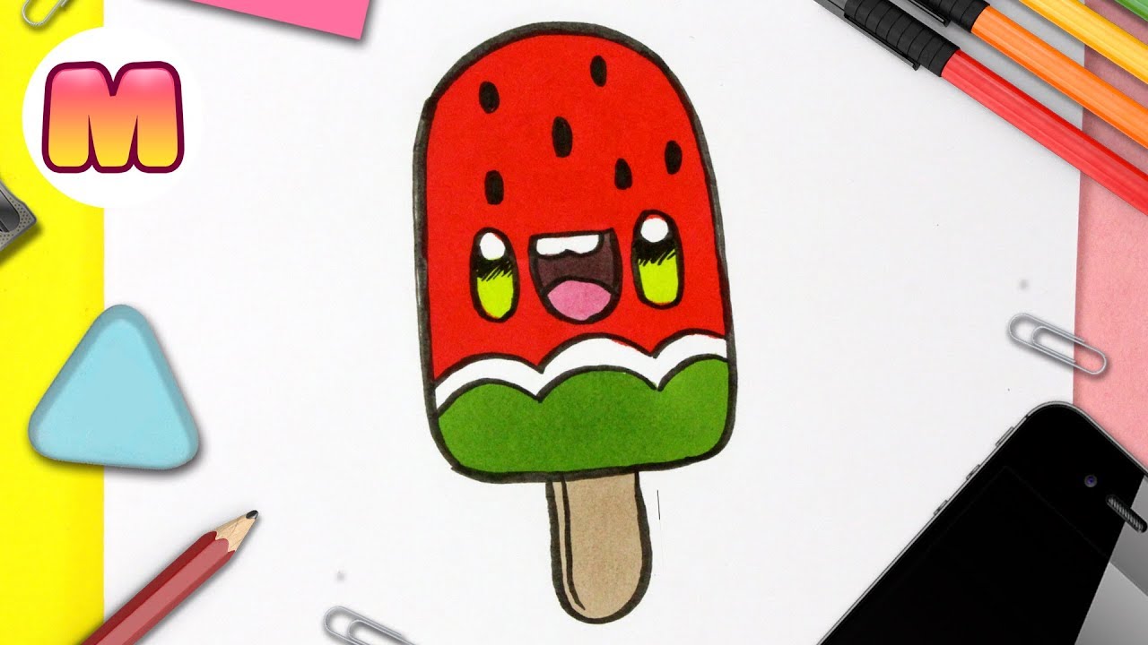 Detalle 42+ imagen dibujos kawaii de helados