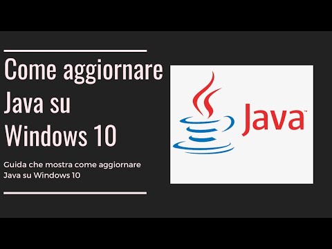 Video: Come Aggiornare Java