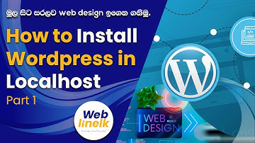 How to Install WordPress on localhost - Sinhala - Weblinelk Web Design Sinhala