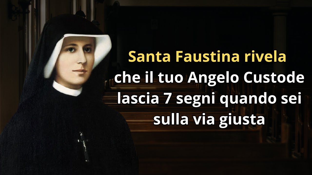 Santa Faustina rivela che il tuo Angelo Custode lascia 7 segni quando sei sulla via giusta