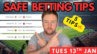 Download Lagu Football Betting Tips \u0026 Predictions Today | 5 Safe Picks (Tue 13th Jan) – EFL Carabao Cup and More! MP3