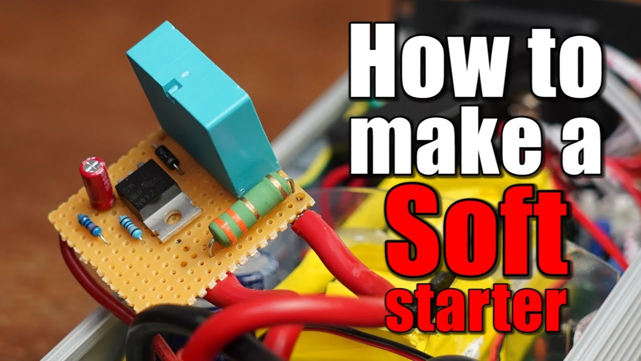 How to make a Softstarter and why it is sometimes mandatory to use