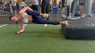 Elevated Side Plank March