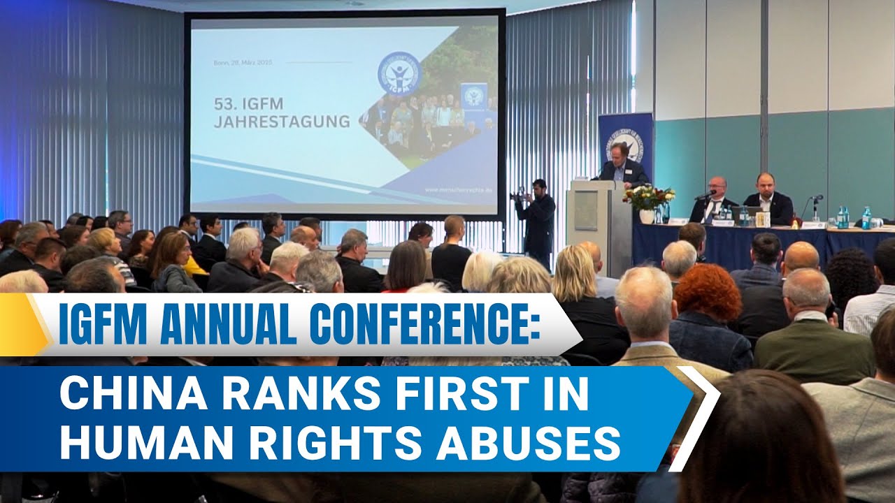 IGFM Annual Conference: China Ranks First in Human Rights Abuses