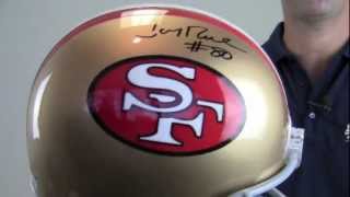 Jerry Rice Autographed Replica Helmet - JSA