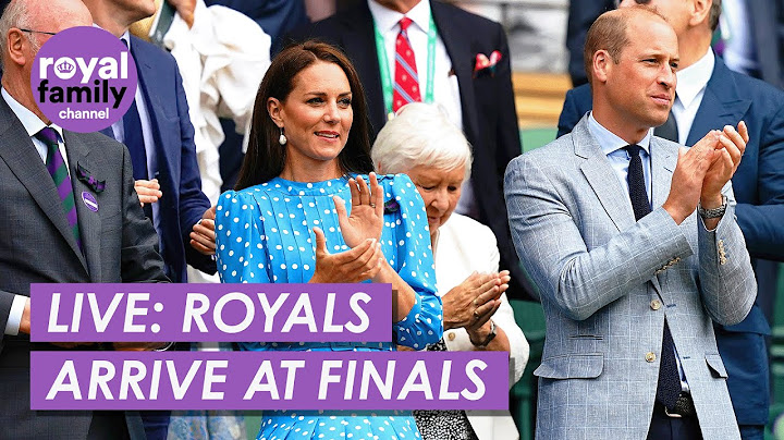 LIVE: The Prince and Princess of Wales Attend the Gentlemen’s Singles Final