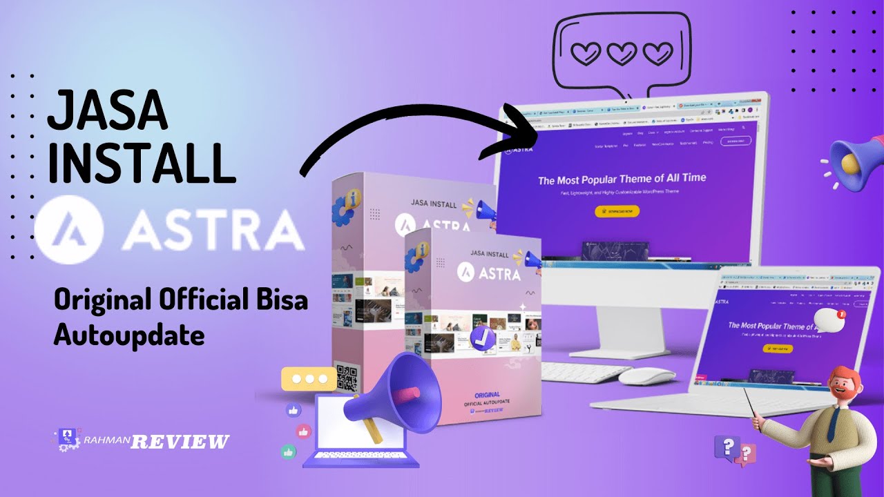 Jasa Install Theme Astra Pro Murah Original Dari RAHMANREVIEW