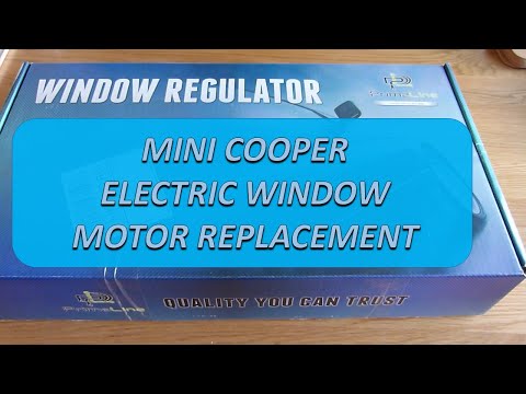 Mini Cooper Electric Window Motor Window Regulator Youtube