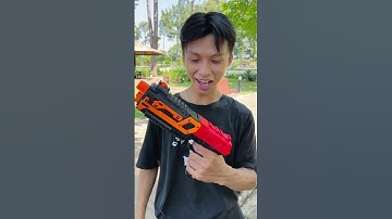 SH - Cuộc Thi đọ súng to và nhỏ, loại nào xịn sò nhất || Small & Big Nerf Gun #shorts