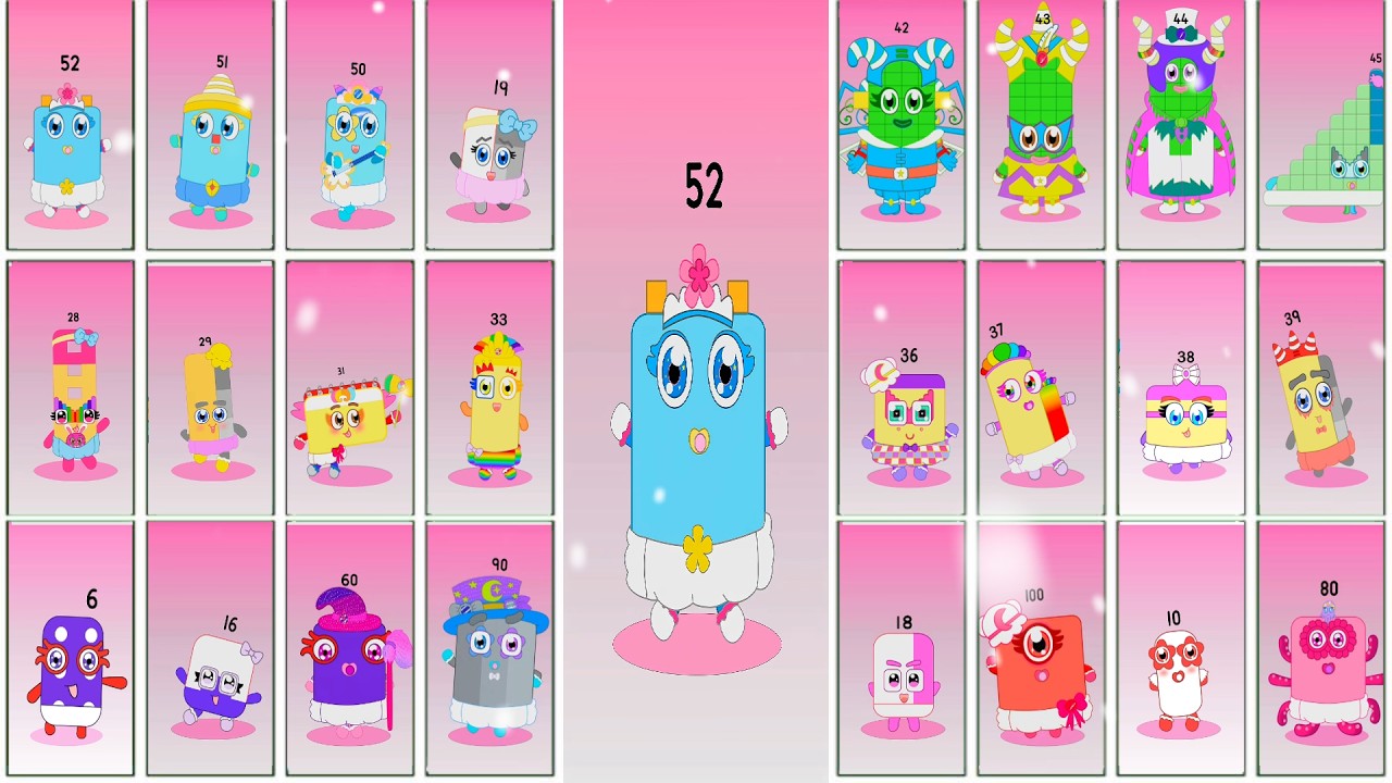 Sprunki OC Numberblocks (10~100)– Full Evolution Showcase