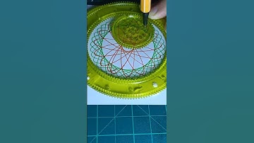 Complex spirograph art ASMR relaxing video #shorts