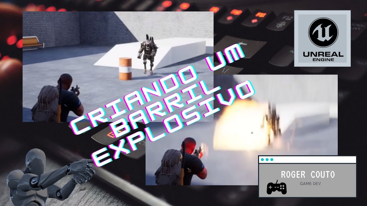 Unreal Engine - Criando um Jogo do Zero - Parte 34: Criando um barril ...