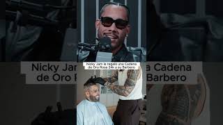 🤑 Nicky Jam regaló una Cadena de Oro 24k 🪙