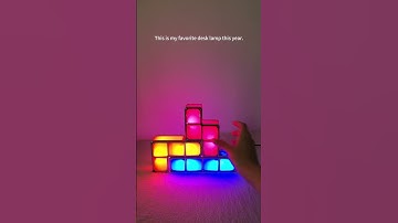 Obsessed with this tetris-inspired lamp!