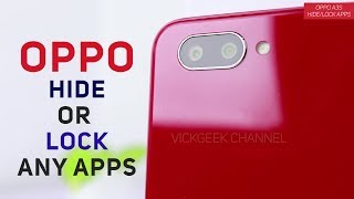 How to Hide or Lock apps on Oppo Mobile Ft Oppo A3S screenshot 3