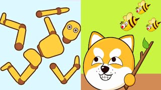 😈 Ragdoll Break vs Save The Dog Funny Puzzle Challenge Game Relaxing ASMR Trending Addictive 🤯🔥 screenshot 1